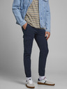 Jack & Jones Tmavě modré kalhoty Jack & Jones Paul