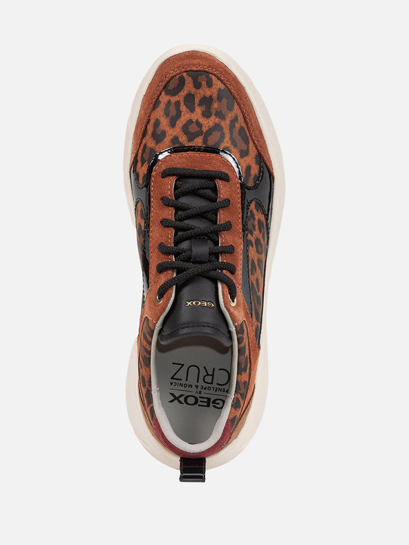 Geox Hnědé dámské tenisky Geox Nebula 2.0 X