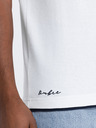 Ombre Clothing Bílé pánské polo tričko Ombre Clothing