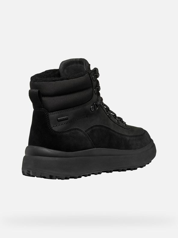 Geox Černá pánská kotníková obuv Geox Granito + grip b a