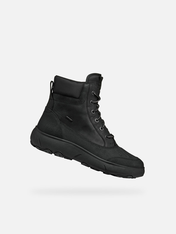 Geox Černá pánská kotníková obuv Geox Nebula + Grip AB
