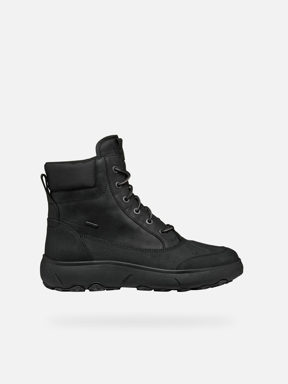 Geox Černá pánská kotníková obuv Geox Nebula + Grip AB