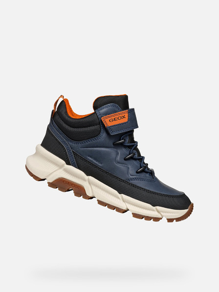 Geox Tmavě modrá chlapecká kotníková obuv Geox Flexyper Plus