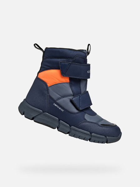 Geox Modrá chlapecká kotníková obuv Geox Flexyper  B Abx