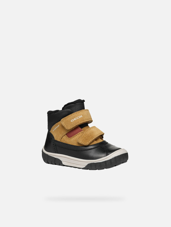Geox Černá chlapecká kotníková obuv Geox Omar WPF