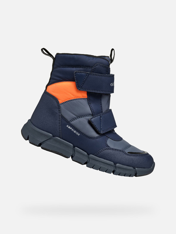 Geox Modrá chlapecká kotníková obuv Geox Flexyper  B Abx