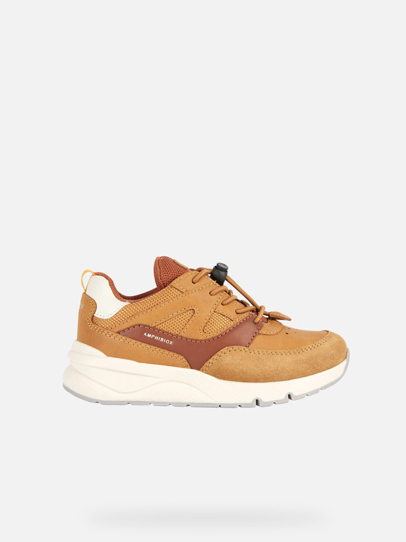 Geox Žluté chlapecké tenisky Geox Rooner B ABX