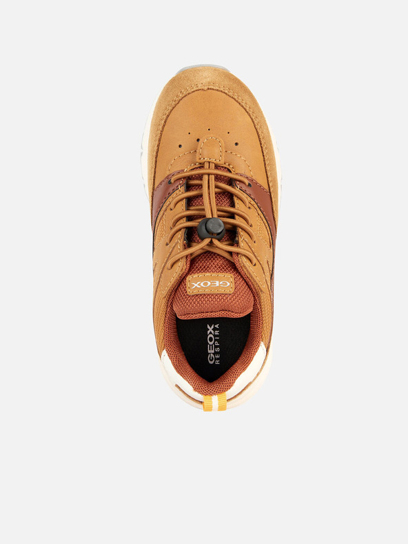 Geox Žluté chlapecké tenisky Geox Rooner B ABX