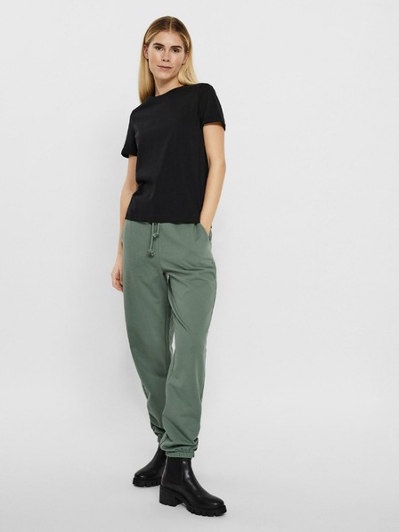 Vero Moda Černé basic tričko VERO MODA Paula