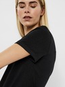 Vero Moda Černé basic tričko VERO MODA Paula