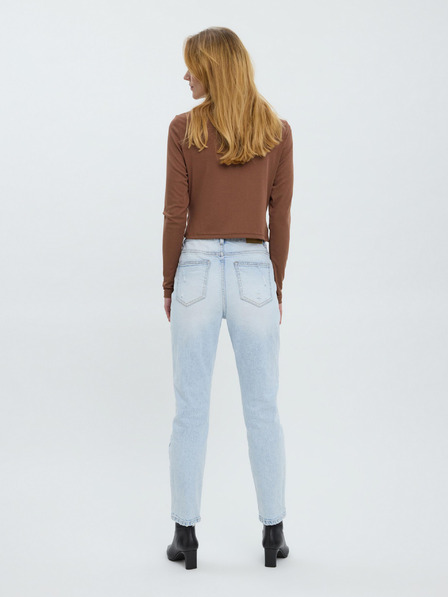 Vero Moda Světle modré straight fit džíny VERO MODA Brenda