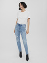 Vero Moda Modré straight fit džíny VERO MODA