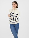 Vero Moda Modro-krémový pruhovaný svetr VERO MODA Saba