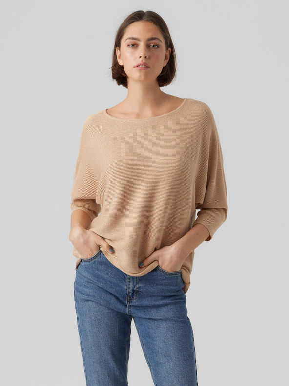 Vero Moda Béžový dámský svetr VERO MODA Nora