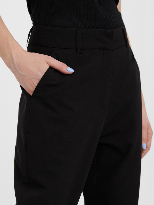 Vero Moda Černé dámské kalhoty VERO MODA Zelda