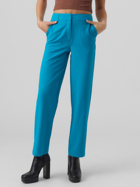 Vero Moda Modré dámské kalhoty VERO MODA Zelda