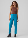 Vero Moda Modré dámské kalhoty VERO MODA Zelda