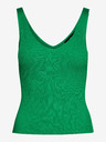 Vero Moda Zelené dámské žebrované basic tílko VERO MODA Glory