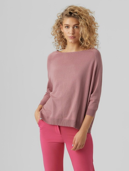 Vero Moda Starorůžový lehký svetr VERO MODA Nellie
