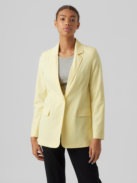 Vero Moda Světle žluté dámské sako VERO MODA Zelda