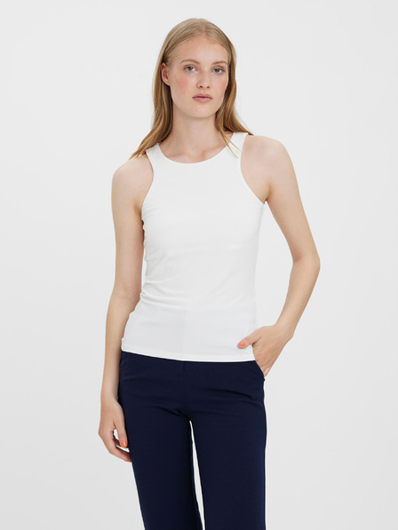 Vero Moda Bílé dámské basic tílko VERO MODA Bianca
