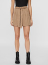 Vero Moda Hnědé dámské kraťasy VERO MODA Mia
