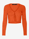 Vero Moda Oranžový dámský kardigan VERO MODA Glory