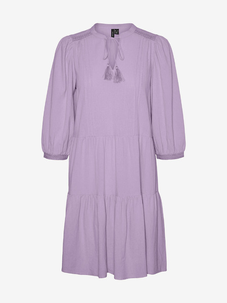 Vero Moda Světle fialové dámské šaty VERO MODA Pretty