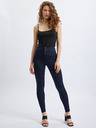Orsay Tmavě modré dámské skinny fit kalhoty ORSAY