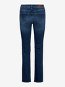 Vero Moda Modré dámské straight fit džíny VERO MODA Daf