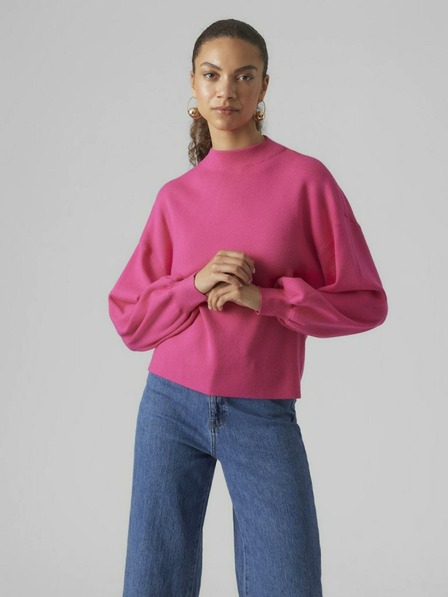 Vero Moda Růžový dámský svetr VERO MODA Nancy