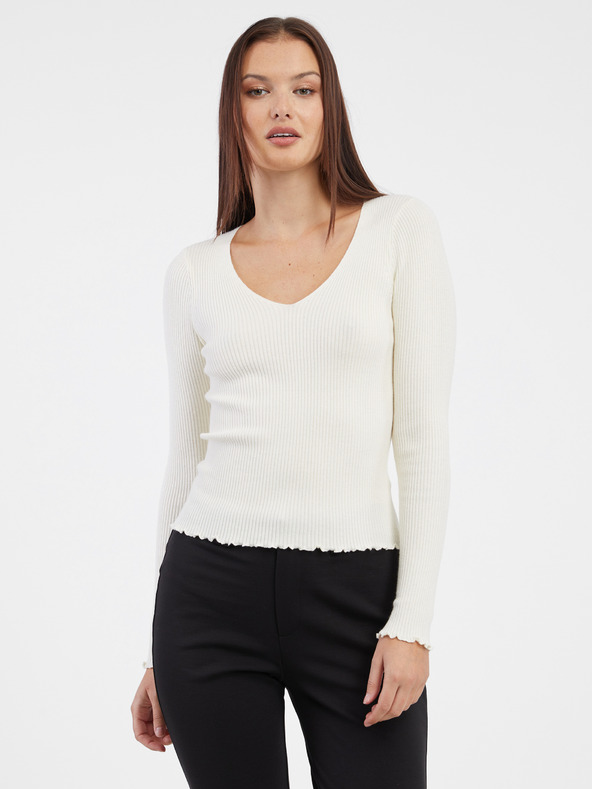 Vero Moda Krémový dámský svetr VERO MODA Evie