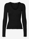 Vero Moda Černý dámský svetr VERO MODA Evie