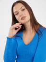 Vero Moda Modrý dámský svetr VERO MODA Evie