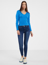 Vero Moda Modrý dámský svetr VERO MODA Evie
