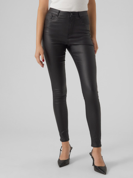 Vero Moda Černé dámské skinny fit kalhoty VERO MODA Sophia