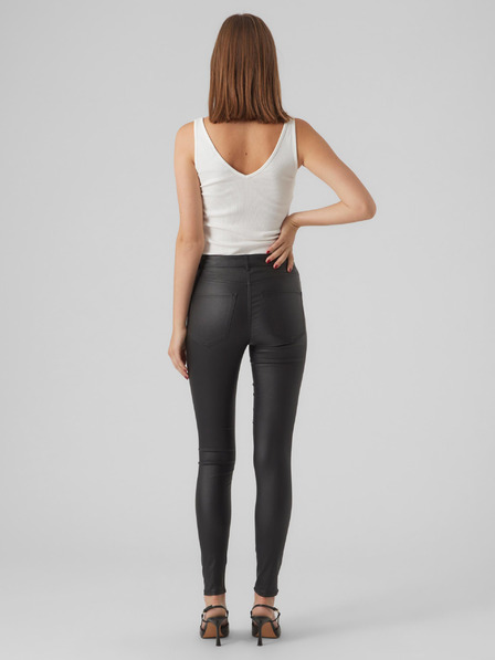 Vero Moda Černé dámské skinny fit kalhoty VERO MODA Sophia