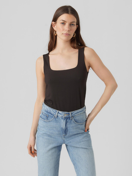 Vero Moda Černé dámské tílko VERO MODA Bianca