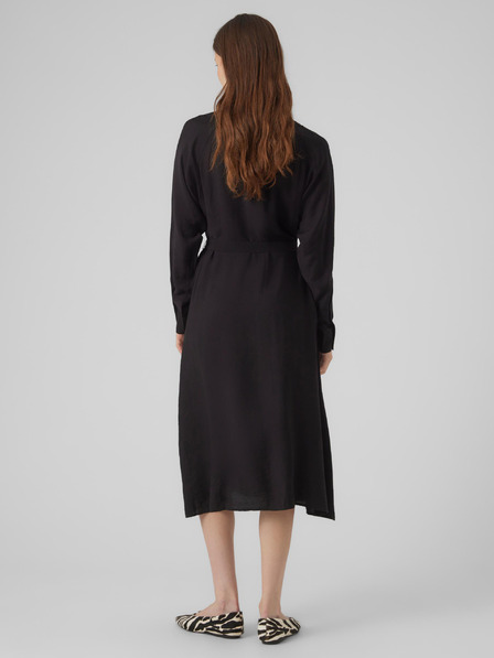 Vero Moda Černé dámské košilové šaty VERO MODA Debby