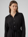 Vero Moda Černé dámské košilové šaty VERO MODA Debby