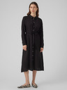 Vero Moda Černé dámské košilové šaty VERO MODA Debby