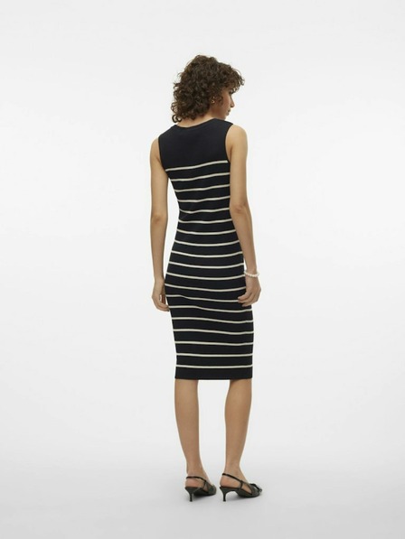 Vero Moda Černé dámské pruhované šaty Vero Moda Gizelle