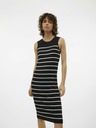 Vero Moda Černé dámské pruhované šaty Vero Moda Gizelle