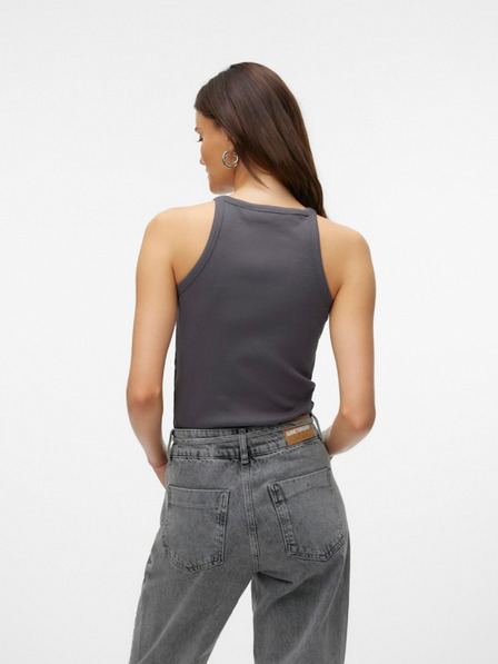 Vero Moda Tmavě šedé dámské basic tílko Vero Moda Chloe