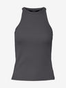 Vero Moda Tmavě šedé dámské basic tílko Vero Moda Chloe
