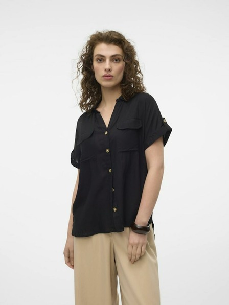 Vero Moda Černá dámská košile Vero Moda Bumpy