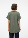 Vero Moda Zelená dámská košile Vero Moda Bumpy