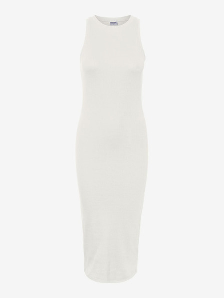 AWARE by VERO MODA Bílé dámské pouzdrové basic šaty AWARE by VERO MODA Lavender