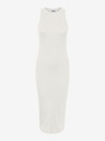 AWARE by VERO MODA Bílé dámské pouzdrové basic šaty AWARE by VERO MODA Lavender