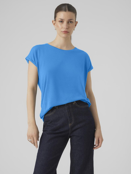 Vero Moda Modré dámské tričko Vero Moda Ava